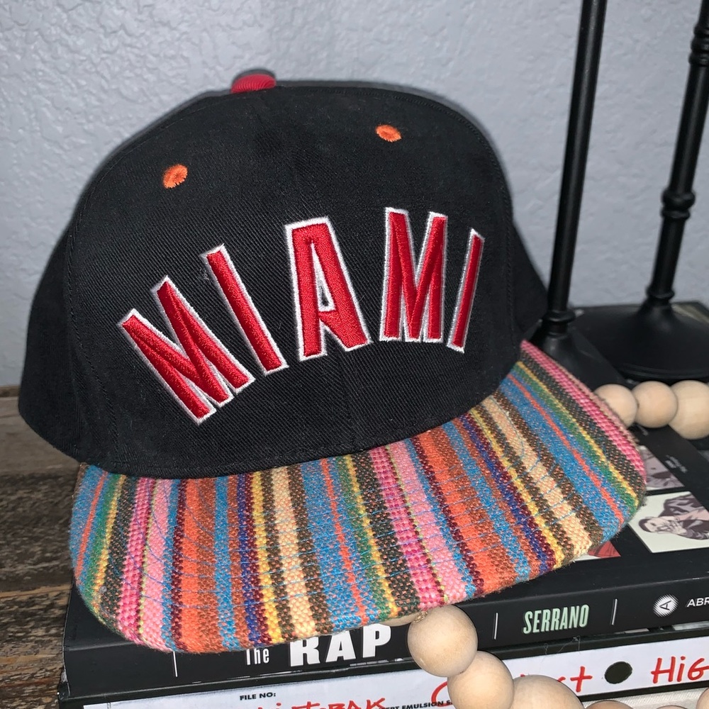 Mitchel & Ness Miami Adjustable SnapBack Hat
